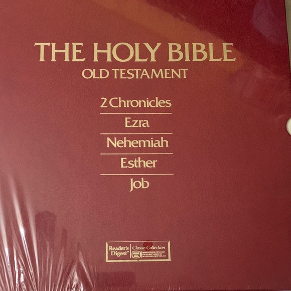 The Holy Bible Old Testament Reader's Digest Edition Unopened Set - Picture 1 of 1